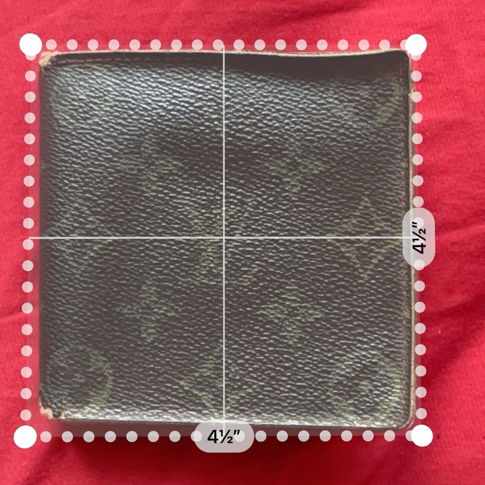 Louis Vuitton Brown Monogram Canvas Bifold Wallet (project piece) - Picture 12 of 13